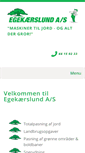 Mobile Screenshot of egekaerslund.dk